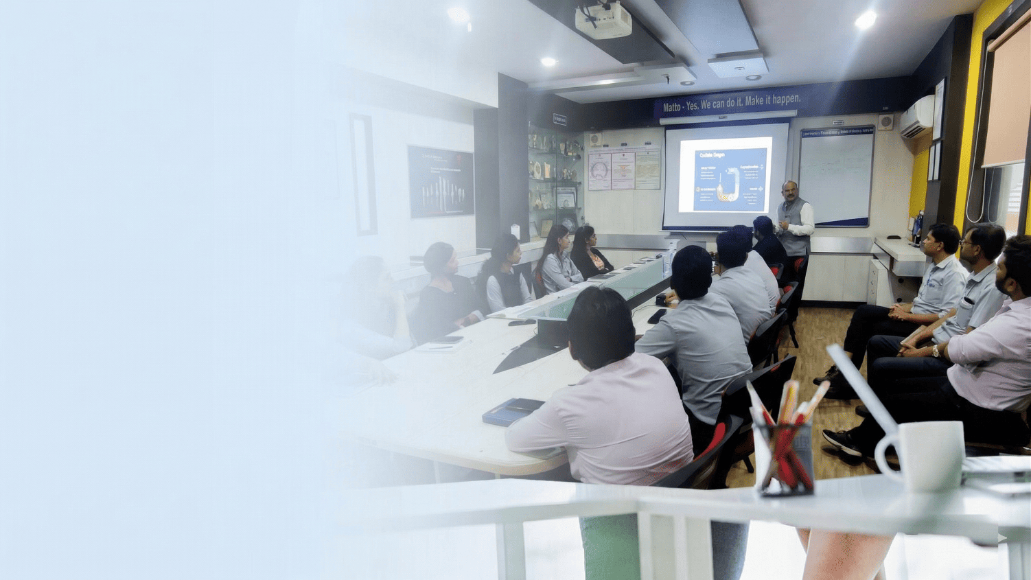 Team building workshop for employees